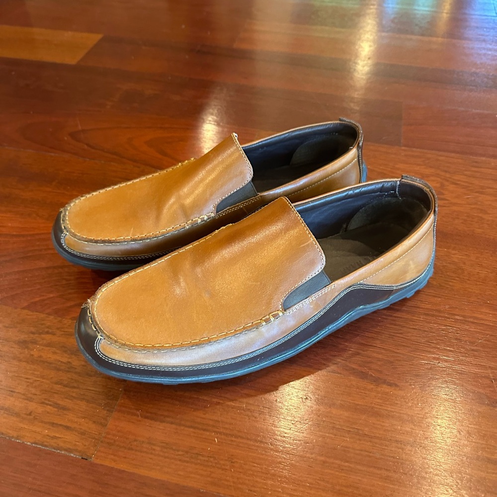 Cole Haan Tucker Venetian Brown Leather Slip-On Loafer